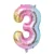 1Set Rainbow Unicorn Balloon 32 inch Number Foil Balloons 1st Kids Unicorn Theme Birthday Party Decorations Baby Shower Globos 33