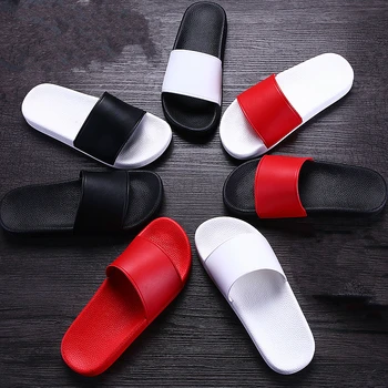 

Summer Women Slippers Hot Outdoor Platform Non Slip Woman Shoes Comfortable Home Slippers All Red Wihte Black Color 2020 New