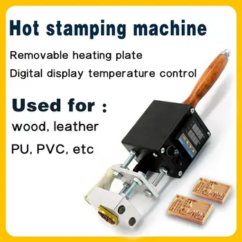 

Hand-Held Leather hot foil Stamping Machine Copper mould stamp Wooden Paper LOGO Labeling Soldering Hot Pressing Branding Iron