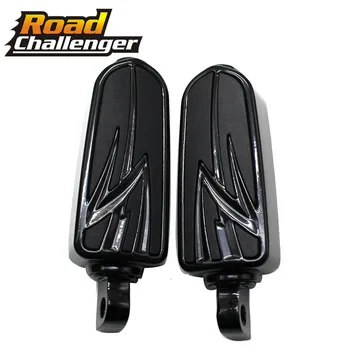 オートバイフットレスト左 & 右サイド足ペグ用ペダル」 Flhr Sportster Dyna