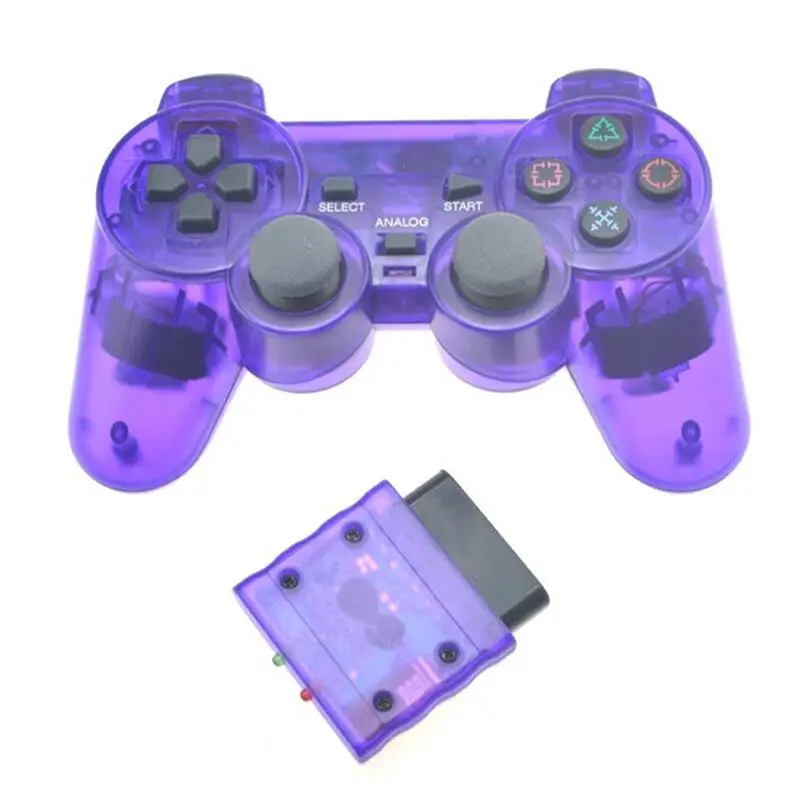Беспроводной Bluetooth-геймпад 2 4 ГГц для Sony PS2 аналоговый вибрирующий контроллер