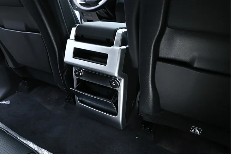 Для Land rover Discovery 5 LR5 L462 ABS матовый внутренний задний ряд кондиционер вентиляционная рамка накладка автомобильные аксессуары