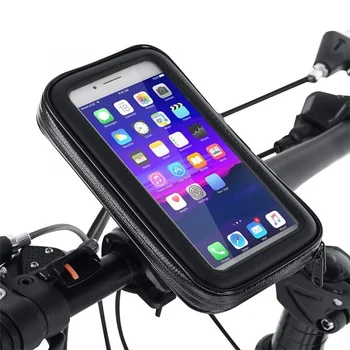 

Bicycle Motorcycle Phone Holder Waterproof Bike Phone Case Bag for iPhone X 11 Outdoor Riding Mobile Stand Support Scooter Cover