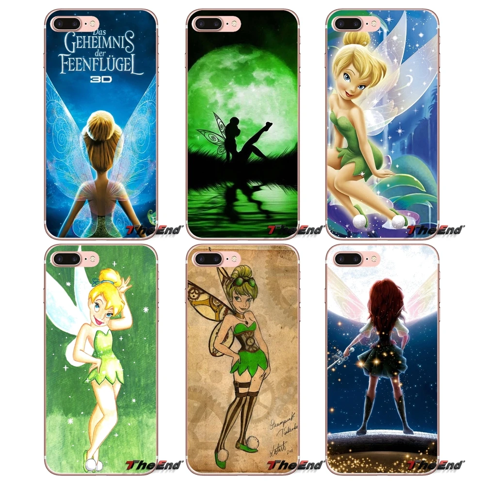 Lovely Tinkerbell princess girly phone Case For Samsung Galaxy S9 Plus Note 8 One oneplus 5T Meizu M5s LG V30 HTC U11 | Мобильные