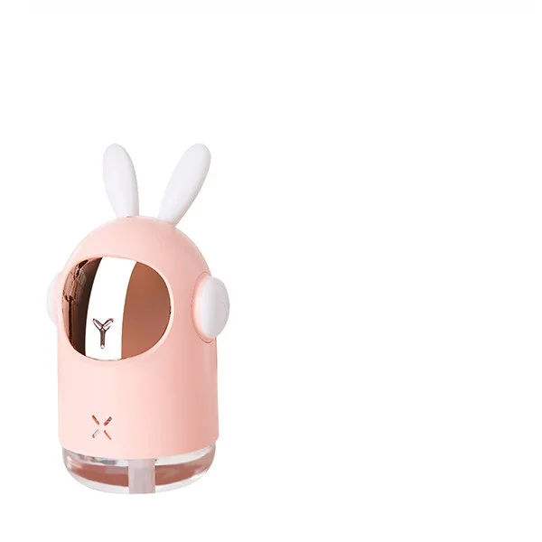 pink rabit USB Ultrasonic Air Humidifier Home Car Aroma Essential Oil Diffuser Fogger Mist Maker With LED Night Lamp - Цвет: pink rabit