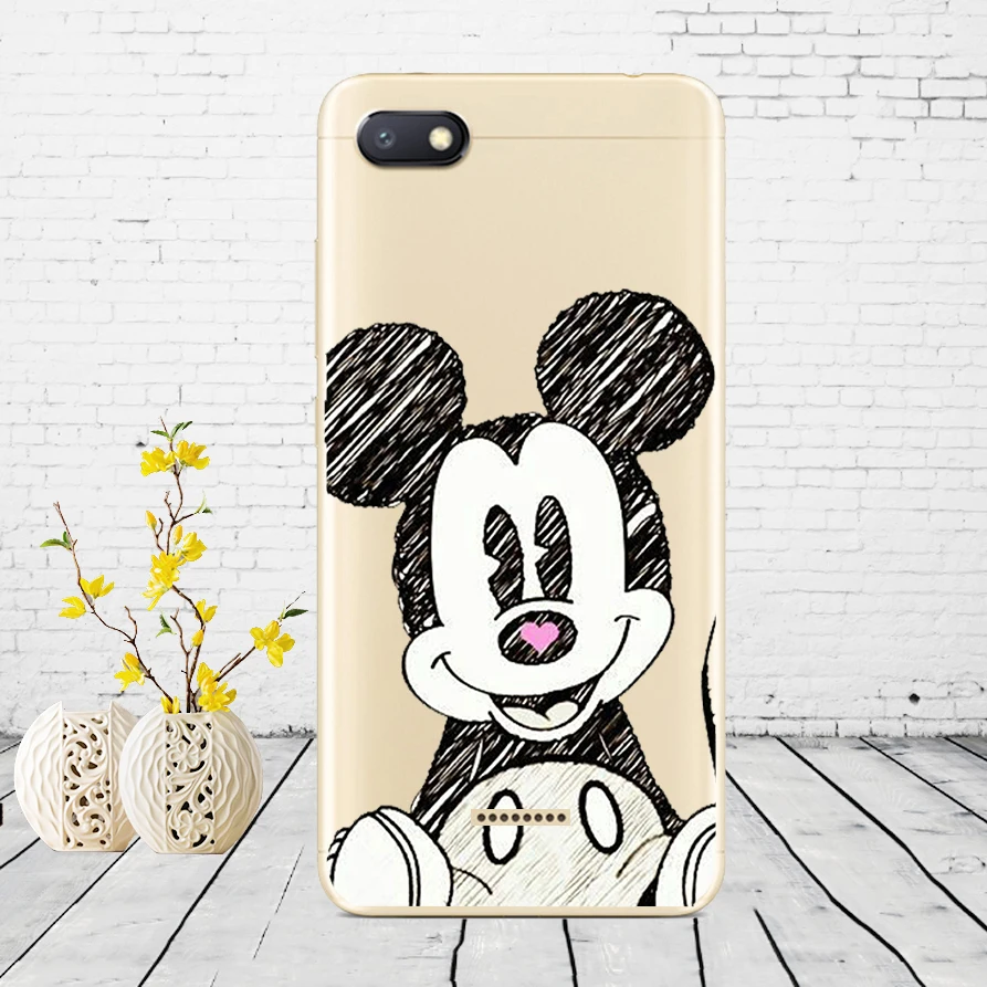 Силиконовый чехол для xiaomi redmi 6a защитный чехол Мягкий ТПУ чехол для телефона Чехлы для xiaomi redmi 6A чехол бампер 6a Coque - Color: D32