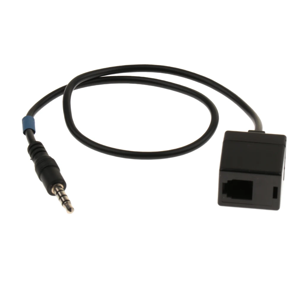 RJ9 Female To 3.5mm Male Plug Adapter Converter Headset To Telephone Cable
