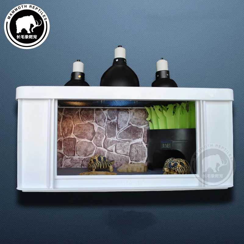 

CM Pet Reptile Breeding Box Tortoise Lizard Snake Python Hedgehog Acrylic Plastic Climbing Box Size 70cm