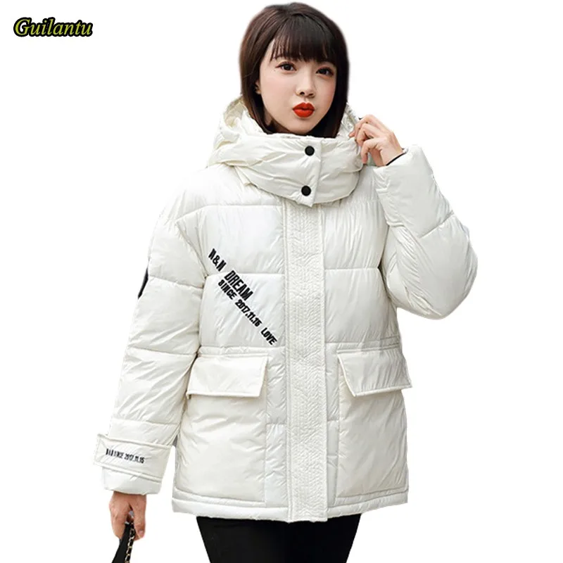 Зимняя куртка Guilantu женская короткая парка с капюшоном женское толстое пальто