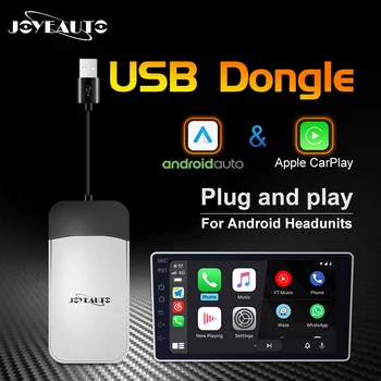 

JoyeAuto Wireless Carplay Android Auto Dongle For Android Car Head Unit Screen System Multimedia Player Car Play Box Accessory