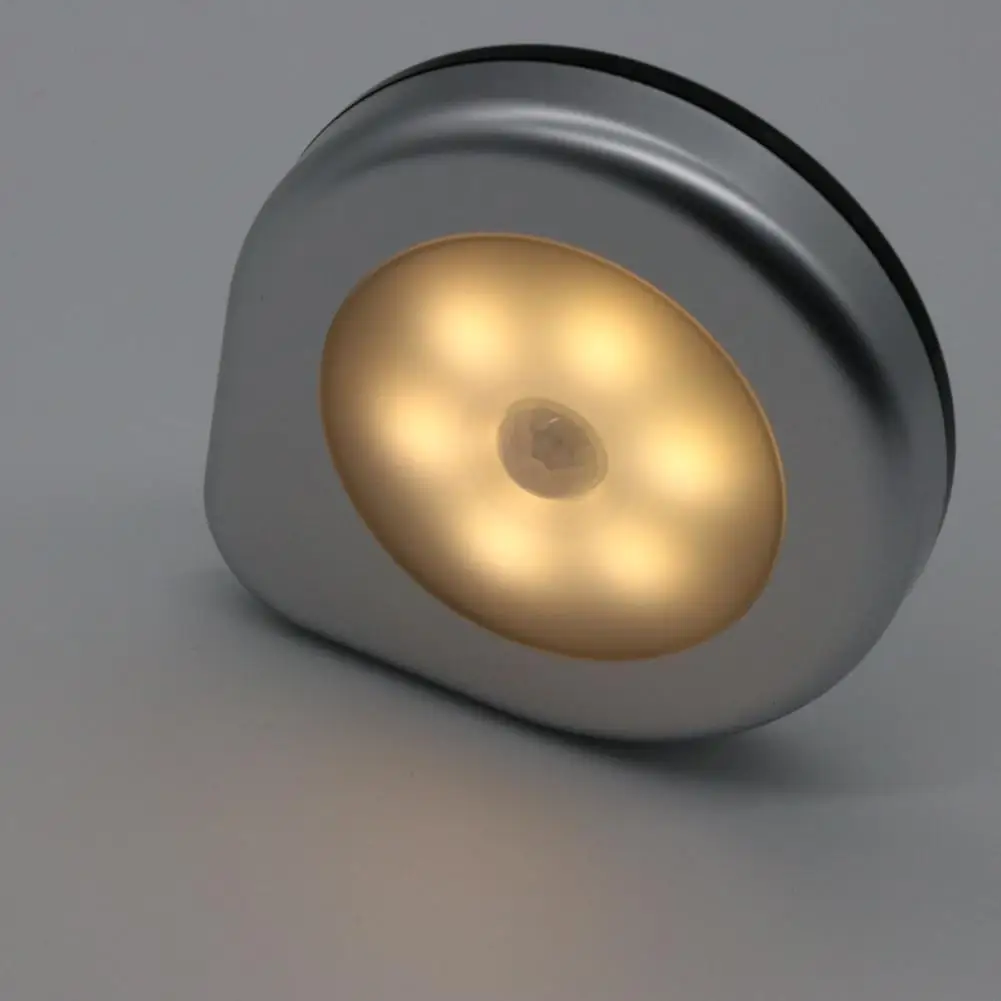 

SOLLED 3Pcs 6LEDs Large Water Drop Shape Motion Sensor Night Lamp for Cabinet Lighting