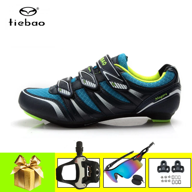 

Tiebao Road Cycling Shoes Add Spd-Sl Pedals Men Women Sapatilha Ciclismo Breathable Self-Locking Athletic Racing Bicycle Sneaker