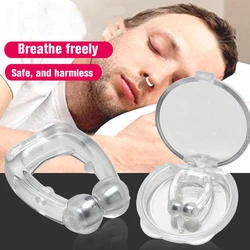 Silicone Magnetic Stop Snoring Device Anti Snore Clip Professional Sleeping Aid Relieve Snore Latest Anti Snoring Devices