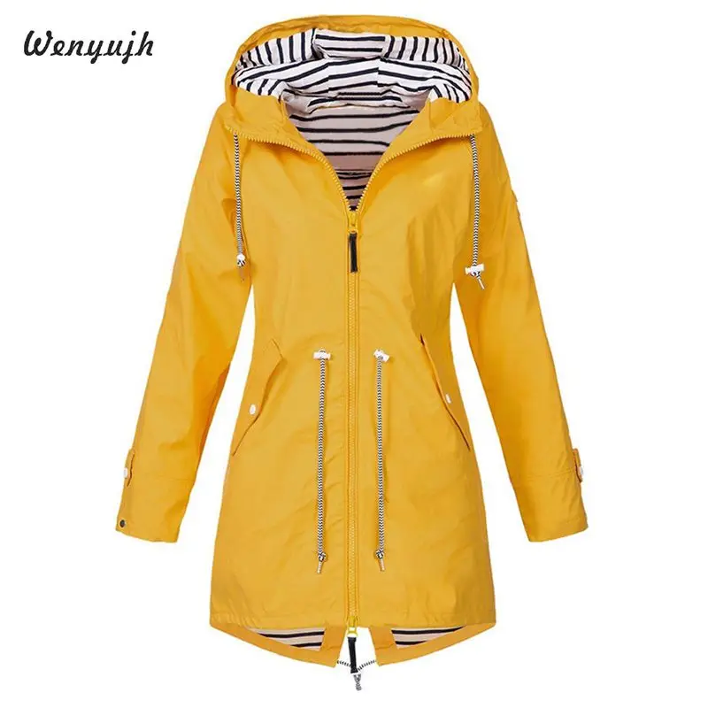 incredible  XINKAI 2019 Women Jacket Coat Waterproof Transition Jacket Outdoor Hiking Clothes Lightweight Rainc