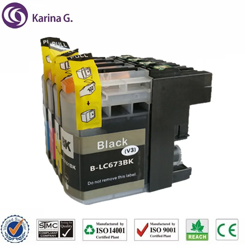 

Совместимый картридж с чернилами для Brother LC673, подходит для женской одежды, и т. Д.