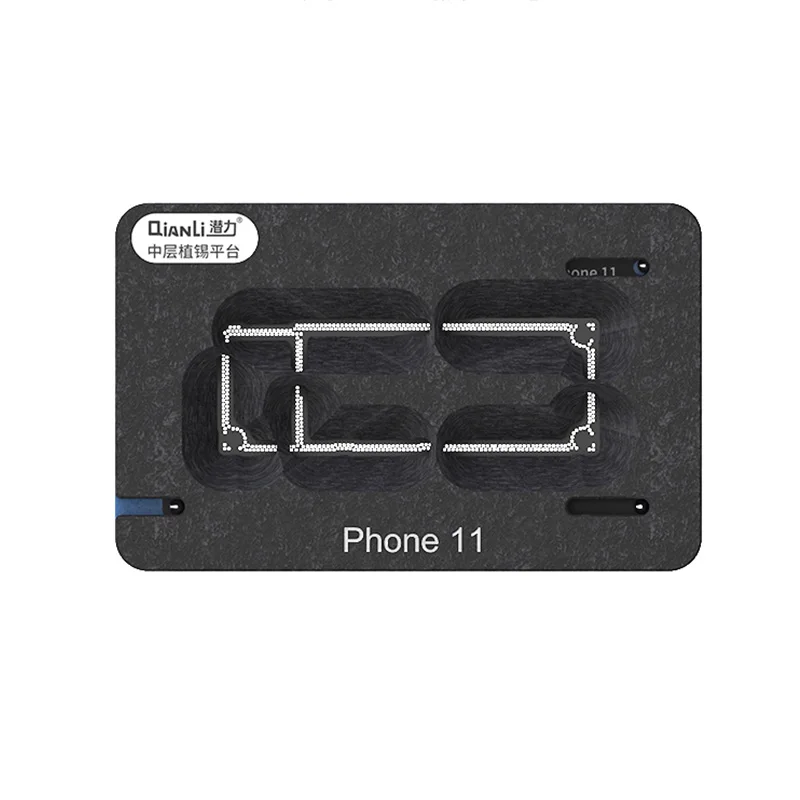 11 Qianli средний слой реболлинг платформа для iPhone X/XS MAX/11 материнская плата BGA реболлинг приспособление держатель печатной платы джиг доска платформа - Цвет: 11