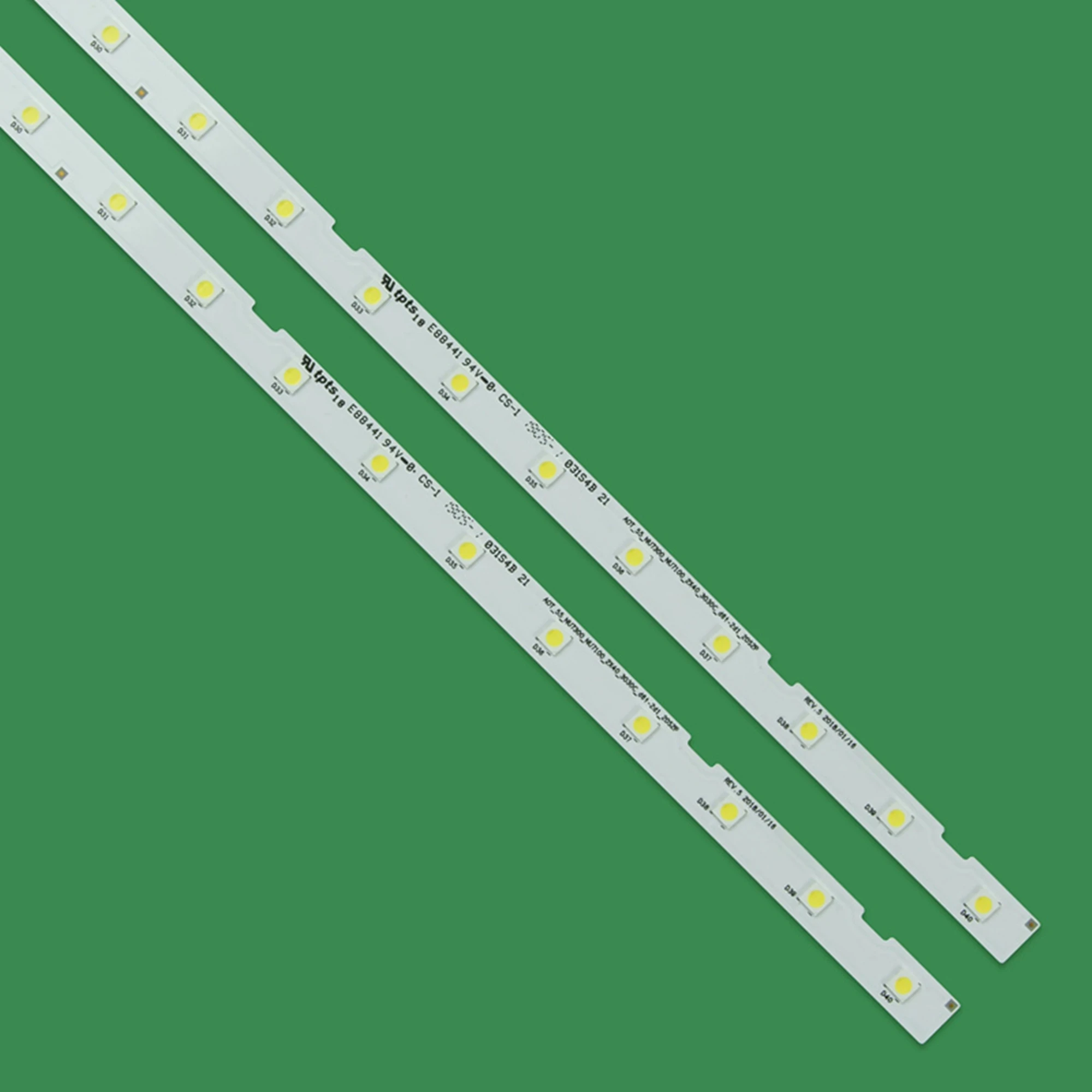 Tira de Retroiluminação Led para tv Samsung tv 55 Ue55nu7300u Un55nu7300 Un55nu7090 Hg55nj678u Ue55nu7120 Un55nu6950 Un55nu7100 Peças - Imagem 4