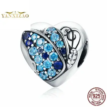 

Butterflies in Love with Flowers wholesale Diy letter beads for jewelry making Fit charms pandora bracelet silver 925 original