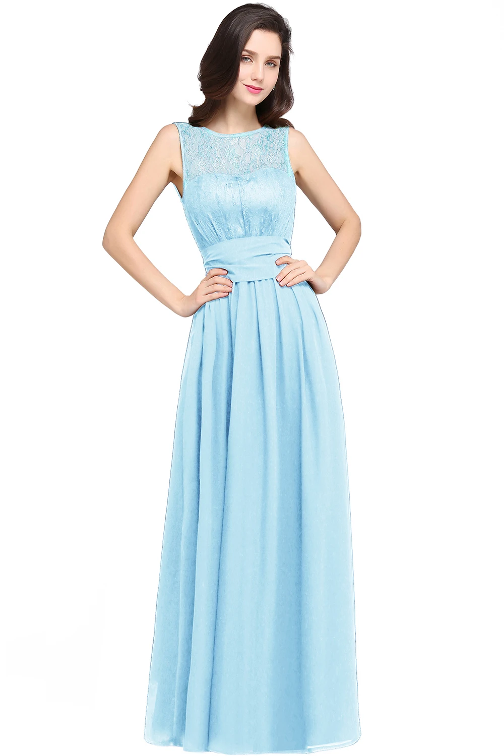 Robe de soiree длинное вечернее платье ТРАПЕЦИЕВИДНОЕ вечернее платье Элегантное шифоновое вечернее платье без рукавов