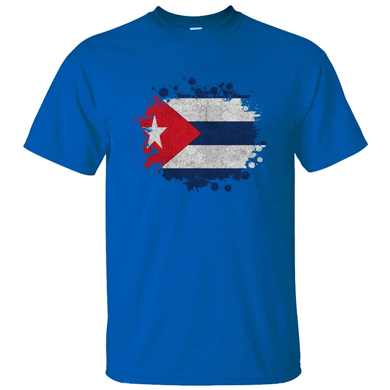 Дизайнерская дышащая футболка cuba в стиле ретро, Мужская футболка, Мужская футболка из хлопка с рисунком комиксов, большой размер S~ 5xl, популярная футболка