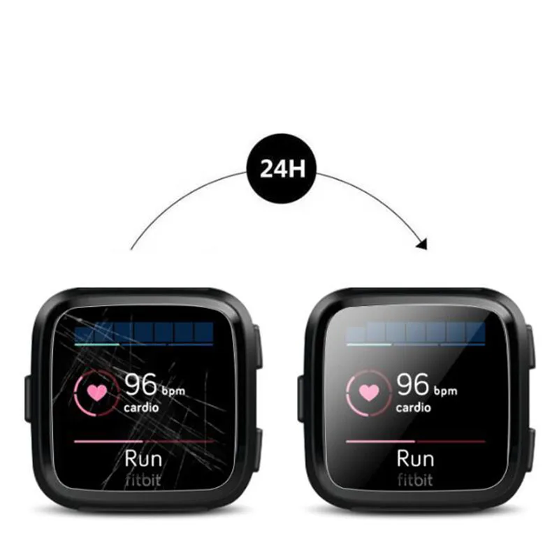 5pcs Ʈ TPU  ȣ ʸ Versa3 Ʈ ġ  Fitbit Versa 3/ Sense Ʈ ġ ü ȭ ȣ Ŀ
