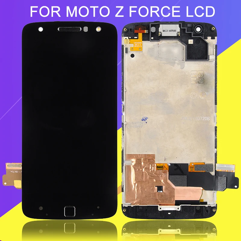 

Catteny 5.5Inch For Motorola Moto Z Force Lcd Droid Display Touch Screen Digitizer XT1650 Lcd Assembly Free Shipping With Tools
