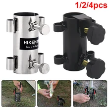 

Awning Rod Holder Stainless Steel Nut Adjustable Baffle Outdoor Hike Camping Canopy Fishing Umbrella Pole Windproof Fixed Stand