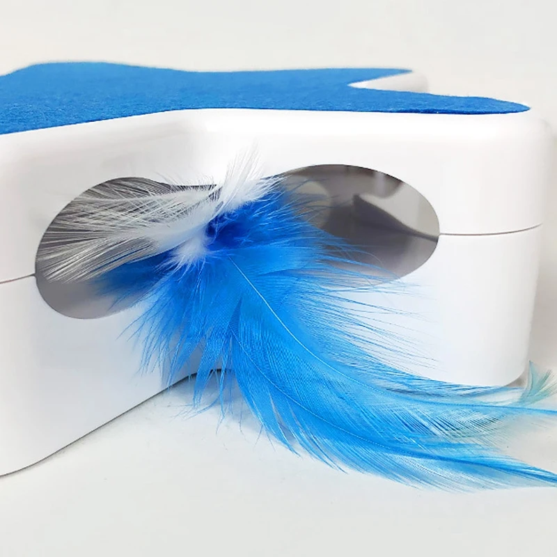 Cat Toy Funny Cat 360 degree Rotating Electric Cat Turntable Automatic Cat Funny Cat Toy Five Star Cat Box Cat Educational Toys
