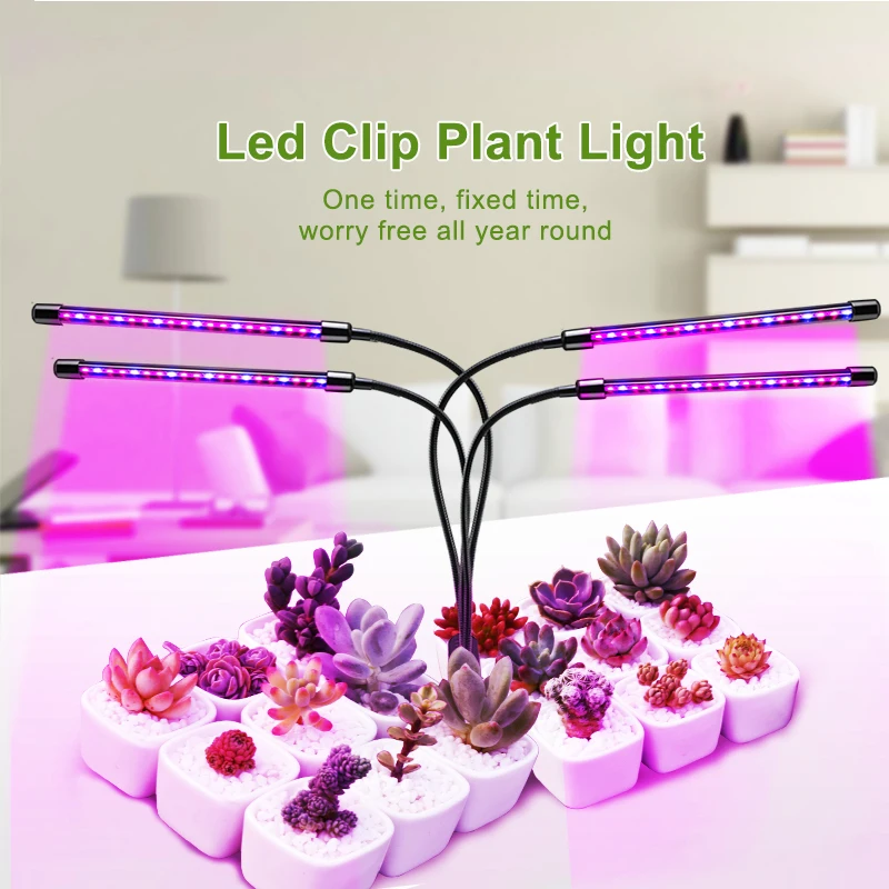 

Phyto Lamp Full Spectrum Phytolamps USB LED Grow Light Growing Lamps With Timer Phyto Lamps for Plants Flowers Grow Tent Box
