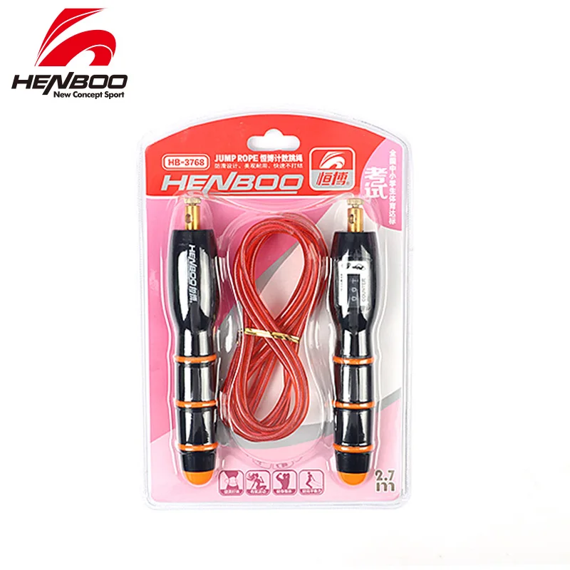 

Jump-ropes Leather rope Counter Sports Fitness Adjustable Fast Speed Counting Mechanical counting Professional Sponge Jump Rope