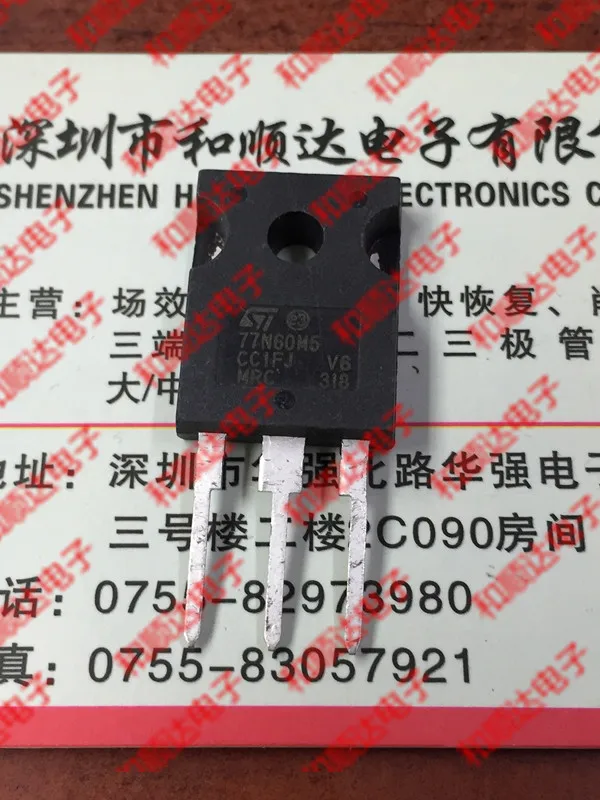 5 шт./лот STW77N60M5 77N60M5-247 600V 77A