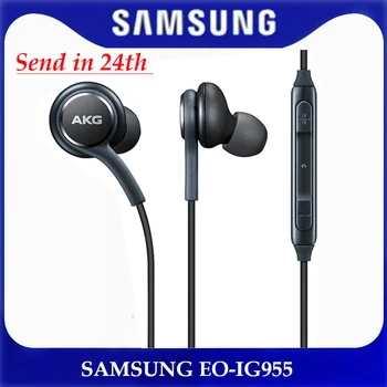 

SAMSUNG IG955 Earphones 3.5mm In-ear with Microphone Wire Headset for Samsung s10 s9 s8 S7 S6 S5 S4 smartphone