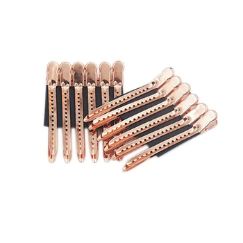 

12pcs/set Hair Clamp Styling Tools Barber Sectioning Clips Practical Stainless Steel Hairdressing Multifunction Salon Portable