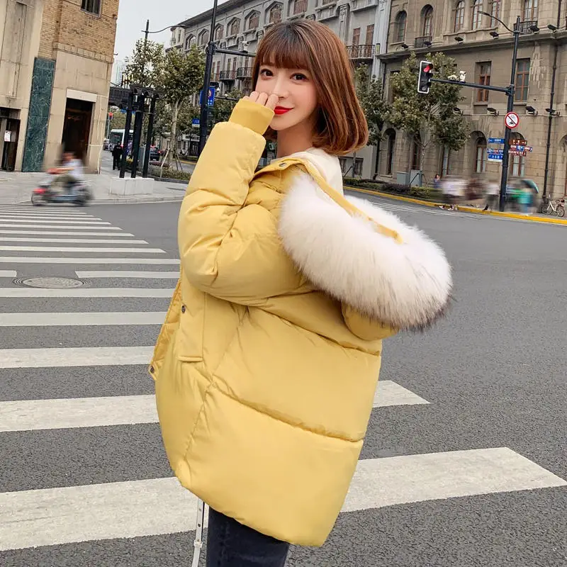 

3XL Winter Jacket Women Parkas Plus Size Loose Warm Winter Jacket Female Thick Casual Long Sleeve Winter Women Coat Padded Q1888