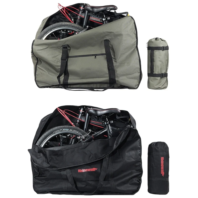 14 16 20 Inch Foldable Bicycle Transport Bag Folding Bicycle Carry Packing Bag Bike Carrier Bag Waterproof Loading Vehicle Pouch