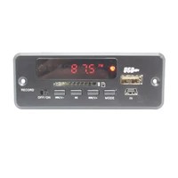 לוח מודול לוח מפענח Bluetooth אלחוטי MP3 MP3 WMA Lossless Audio Player USB רדיו FM Bluetooth מודול מגבר עם שלט רחוק (5)