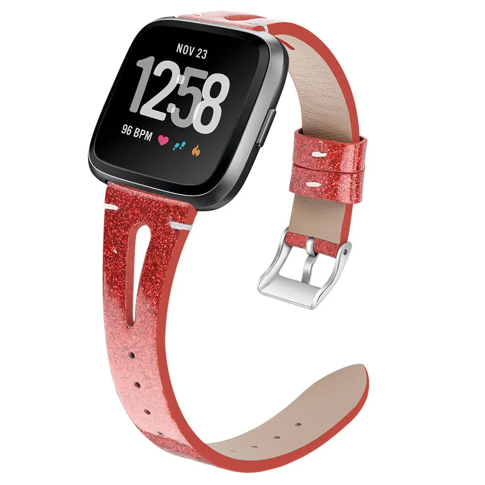 Ouhaobin сменный ремешок для Fitbit Versa, кожаный браслет, ремешок для Fitbit Versa, ремешок 809#2