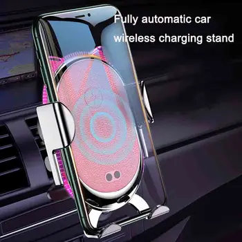 

JAVY Automatic Clamping Car Wireless Charger Quick Charge for iPhone Samsung Huawei Xiaomi Q1 Infrared Sensor Phone Holder