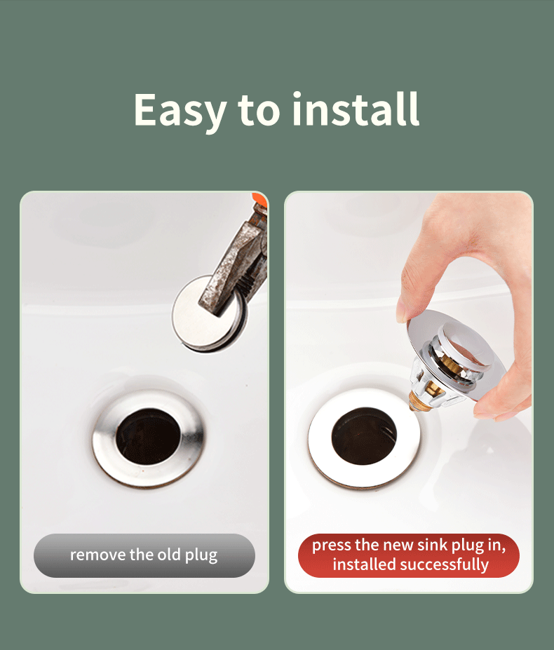 Bouchon Evier Cuisine Bouchons Vidange Évier - Lot De 2 En