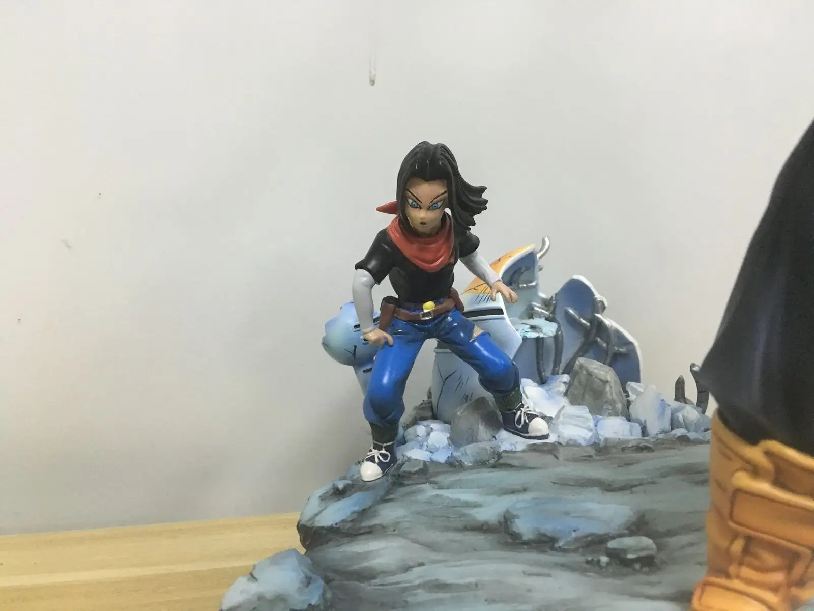 DM STUDIO Dragon Ball 1/6 масштаб Future trunks VS Android Смола GK Фигурка Статуя