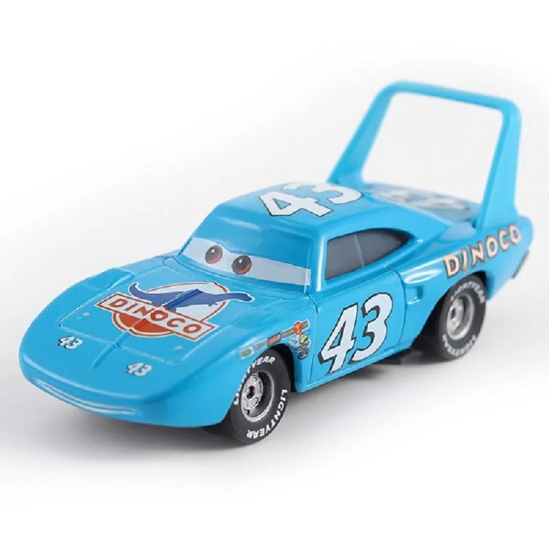 Автомобили disney Pixar Cars 3 Dinoco Lightning McQueen Mater 1:55 литая металлическая модель из сплава игрушка автомобиль для детей рождественские подарки