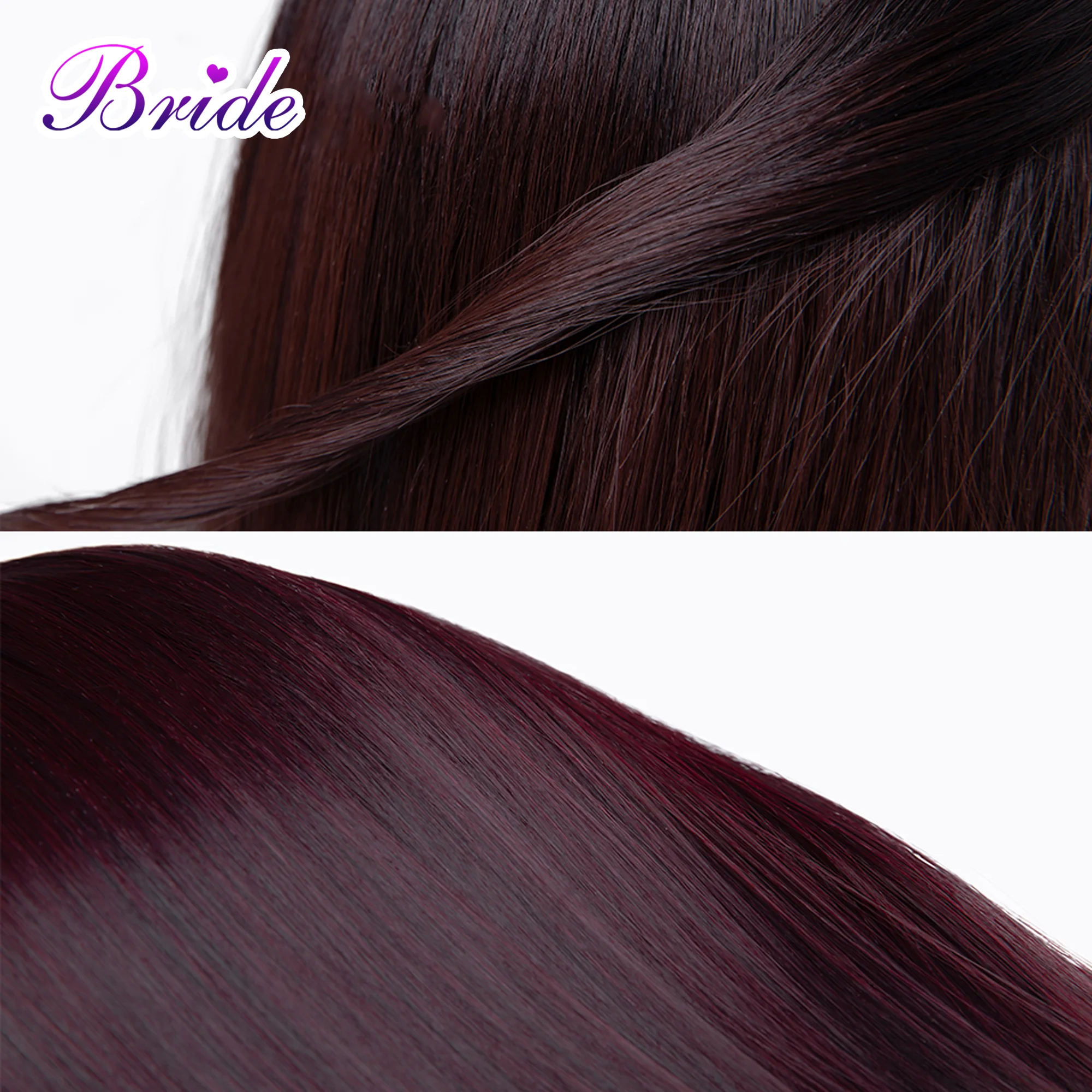 Белые парики для невесты Длинные прямые наращивания накладные волосы