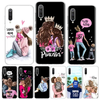 엄마와 아기 아빠 전화 케이스, 샤오미 Mi 13 10 12 라이트 11T 11i 11 울트라 12T 프로 12x5G 10T 9T 9 8 6X 5X A1 A2 카파 코크 실리콘