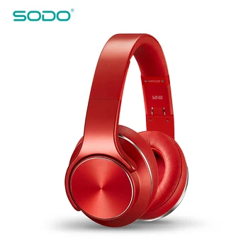 

2019 Original waterproof SODO MH5 NFC 2in1 Twist-out Bluetooth Speaker Headphone Wireless Headset with Microphone