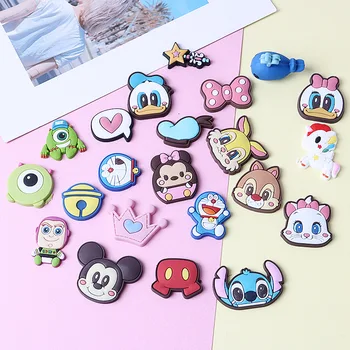 

10Pcs/lot Kawaii Cartoon Silicone Crafts Flatback Cabochon for Kids Hair Bows Center DIY Creative Phone Decoration Accessories