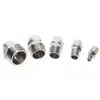Pneumatic Connector Tube Air Fitting fast push 4 6 8 10 12mm Hose fast twist air Lock Nut pass-through fittings 1/8