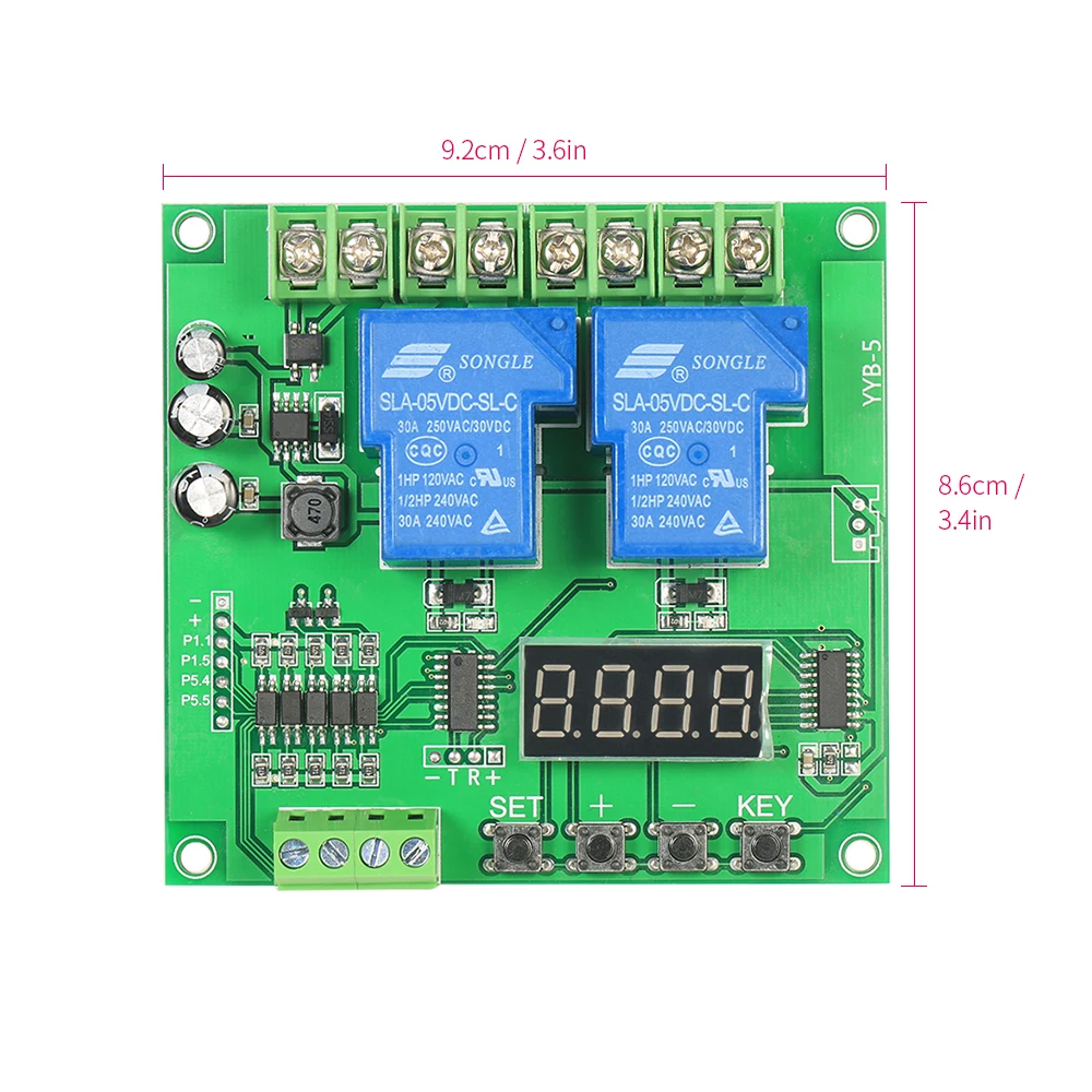 

Hot 2-Channel Motor Driver Board Shield Board 30A LED Relay Module for Arduino Raspberry Pi 12V/24V