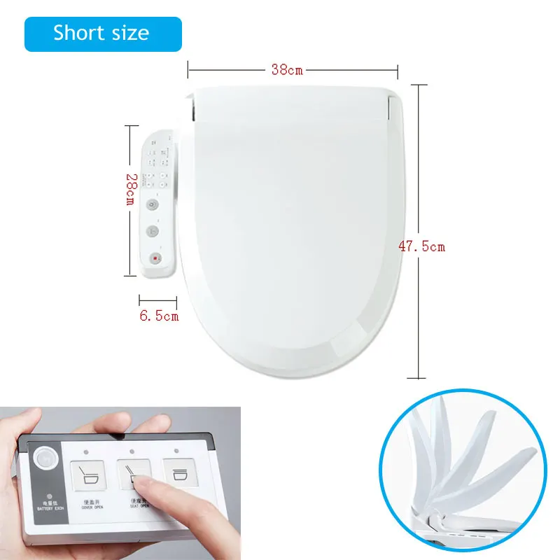 EcoFresh onepiece toilet WC Smart toilet seat auto seat cover flip opening Electronic Bidet
