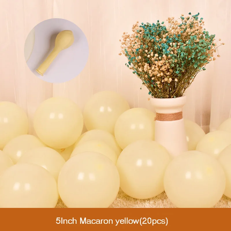 DIY прозрачный латексный шар в коробке, детские блоки любви для мальчиков и девочек, украшение для свадьбы, дня рождения, вечеринки - Цвет: Macaron Yellow