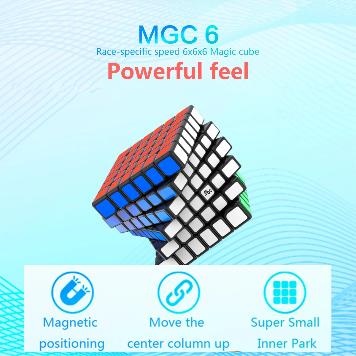 

YJ MGC 6 Cube magnetic magic cube yongjun MGC puzzle magnets speed cubes YJ MGC Cubes educational toys for kids